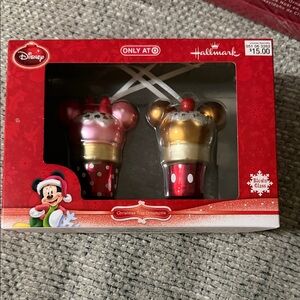 Hallmark Disney Minnie Mouse Ornaments - Pink and Gold